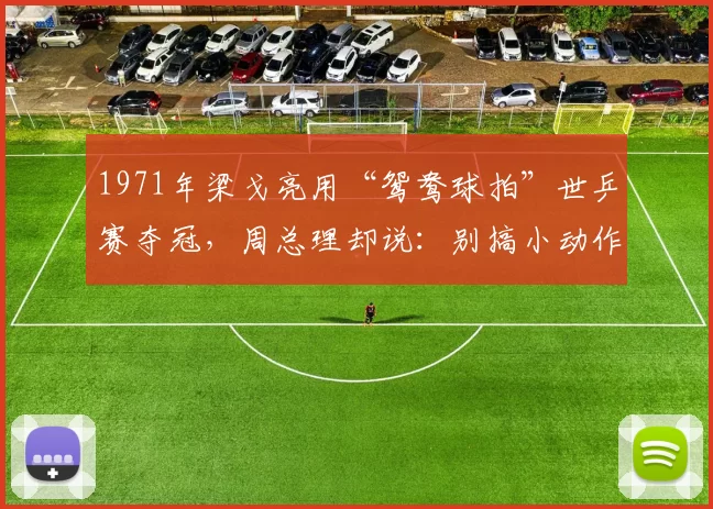 1971年梁戈亮用“鸳鸯球拍”世乒赛夺冠，周总理却说：别搞小动作