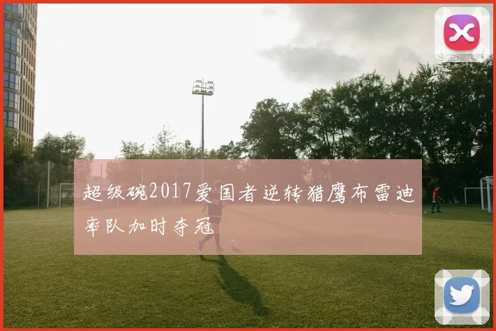 超级碗2017爱国者逆转猎鹰布雷迪率队加时夺冠